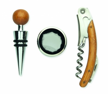 Logotrade promotional product picture of: Wine set in bamboo box